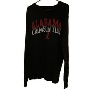 Alabama Crimson Tide Size XL Black Thermal Long Sleeved Shirt